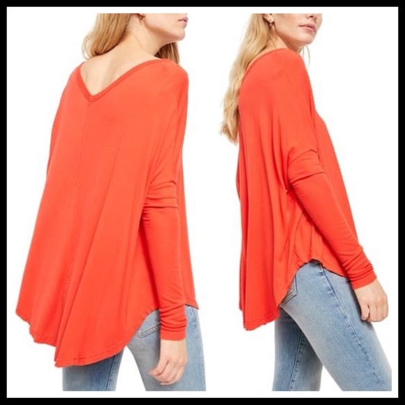 FREE PEOPLE BOHO HI-LO TEE SWING TUNIC TOP A2C - Picture 9 of 16